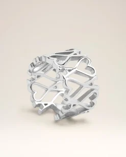 Bague Argent Ami de Coeur En Laiton