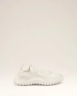 Baskets Mirage En Cuir Lisse Blanc