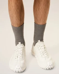 Baskets Mirage En Cuir Lisse Blanc