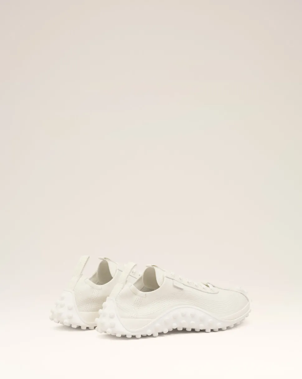 Baskets Mirage En Cuir Lisse Blanc