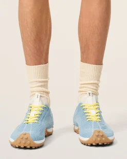 Baskets Mirage En Mesh Bleu