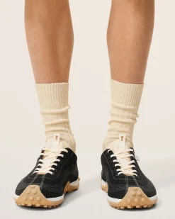 Baskets Mirage En Mesh Noir