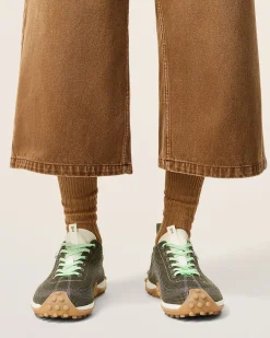 Baskets Mirage En Mesh Vert