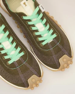 Baskets Mirage En Mesh Vert