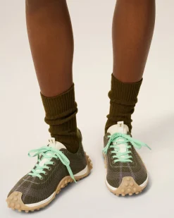 Baskets Mirage En Mesh Vert