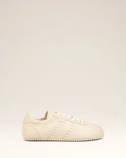 Baskets Soft Blanches Basses En Cuir Lisse