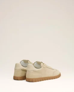 Baskets Step Basses Jaunes En Cuir