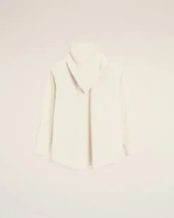 Blouse Blanche Col Bandana Manches Longues En Coton