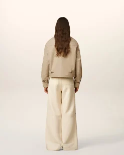 Blouson Beige Worker En Coton