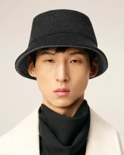 Bob Noir Ami De Coeur Embossé En Laine