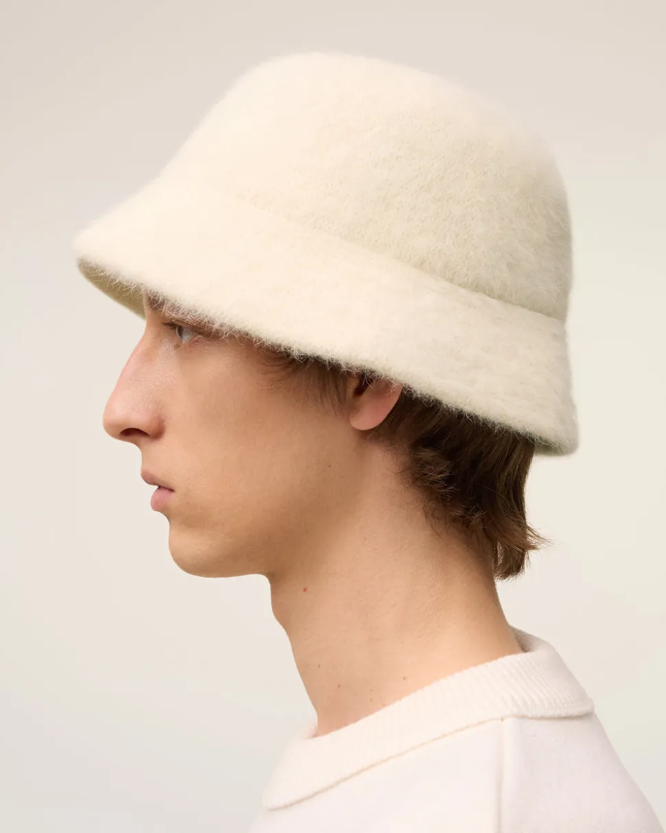 Bob Rivet Blanc Ami de Coeur En Laine