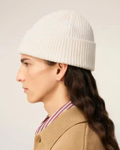 Bonnet Blanc Ami De Coeur En Laine