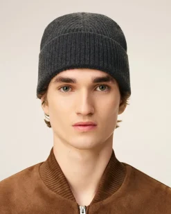 Bonnet Gris Ami De Coeur En Laine