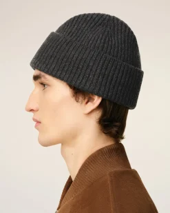 Bonnet Gris Ami De Coeur En Laine
