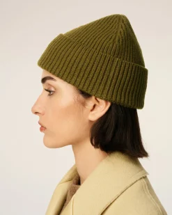 Bonnet Kaki Ami De Coeur En Laine