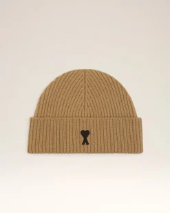 Bonnet Marron Ami De Coeur En Laine