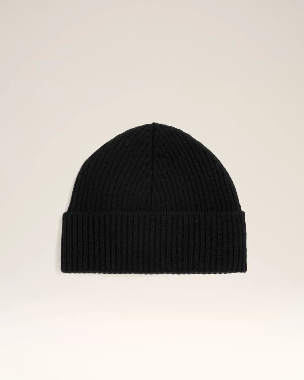 Bonnet Noir Ami De Coeur En Laine Mérinos