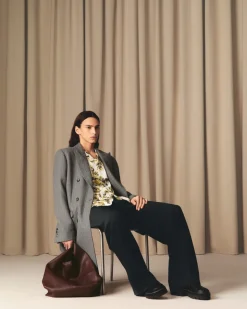 Boots Noires A Lacets A Bout Anatomique En Cuir