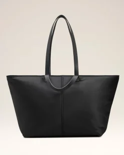 Cabas Noir Marcel En Nylon Ouatiné