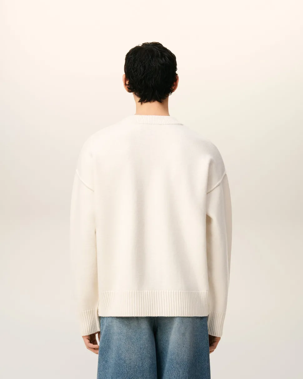 Cardigan Blanc Ami De Coeur En Laine