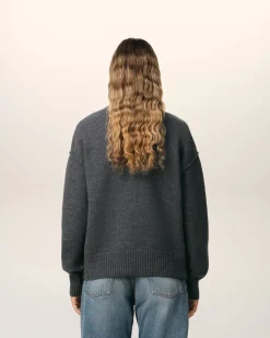 Cardigan Gris Ami de Coeur En Laine