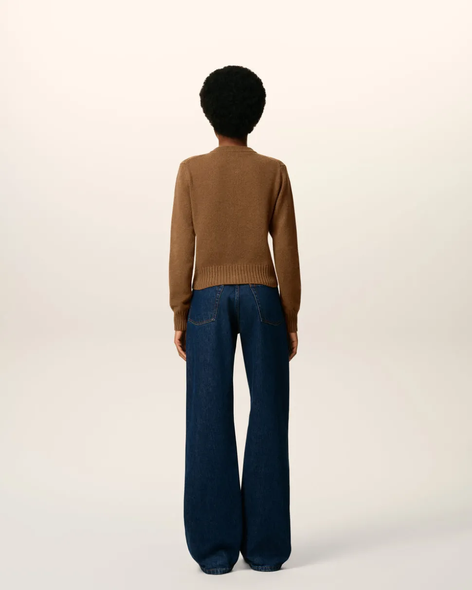 Cardigan Marron Ami De Coeur En Cachemire