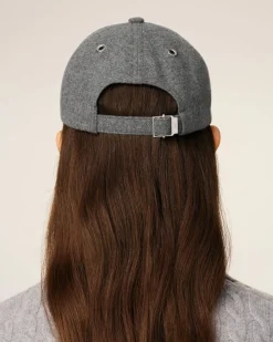 Casquette Grise Ami De Coeur Embossé En Laine