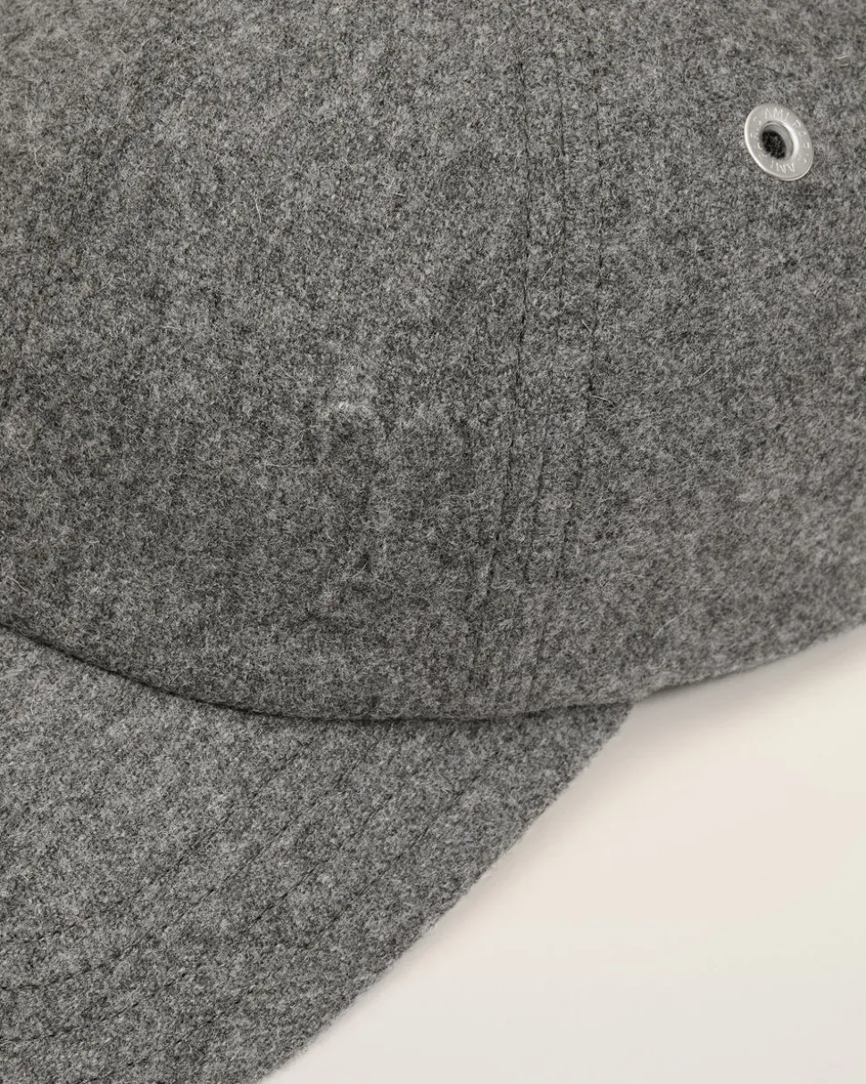 Casquette Grise Ami De Coeur Embossé En Laine