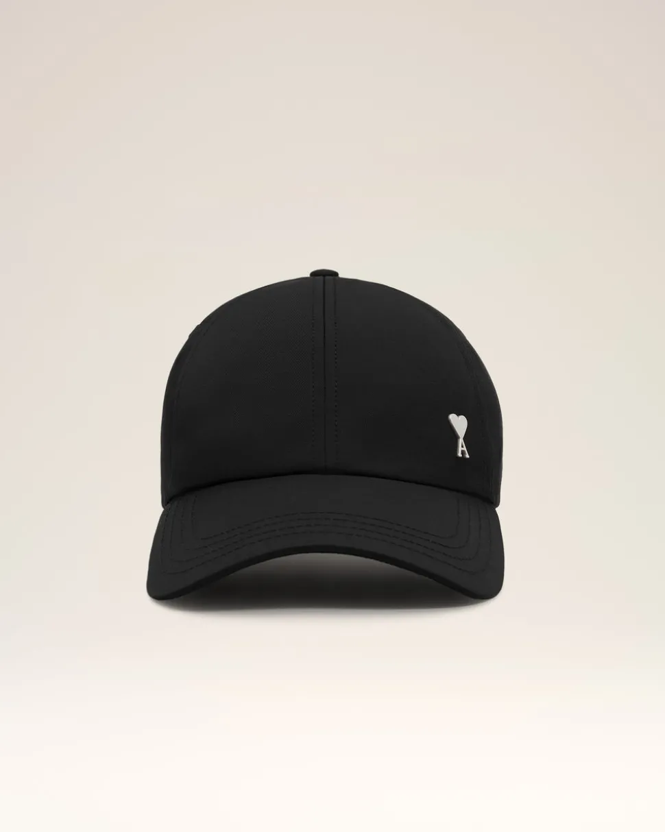 Casquette Noire Ami de Coeur En Sergé