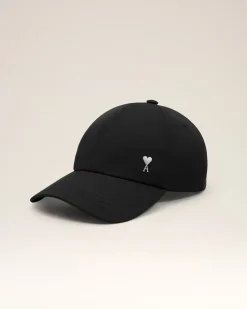 Casquette Noire Ami de Coeur En Sergé