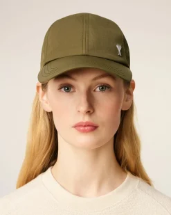 Casquette Verte Ami De Coeur En Serge De Nylon