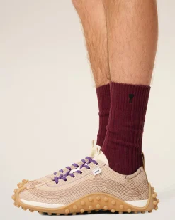 Chaussettes Bordeaux Ami De Coeur En Coton