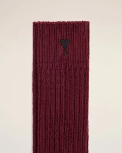 Chaussettes Bordeaux Ami De Coeur En Coton