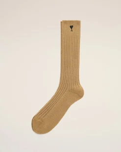 Chaussettes Marron Ami De Coeur En Coton