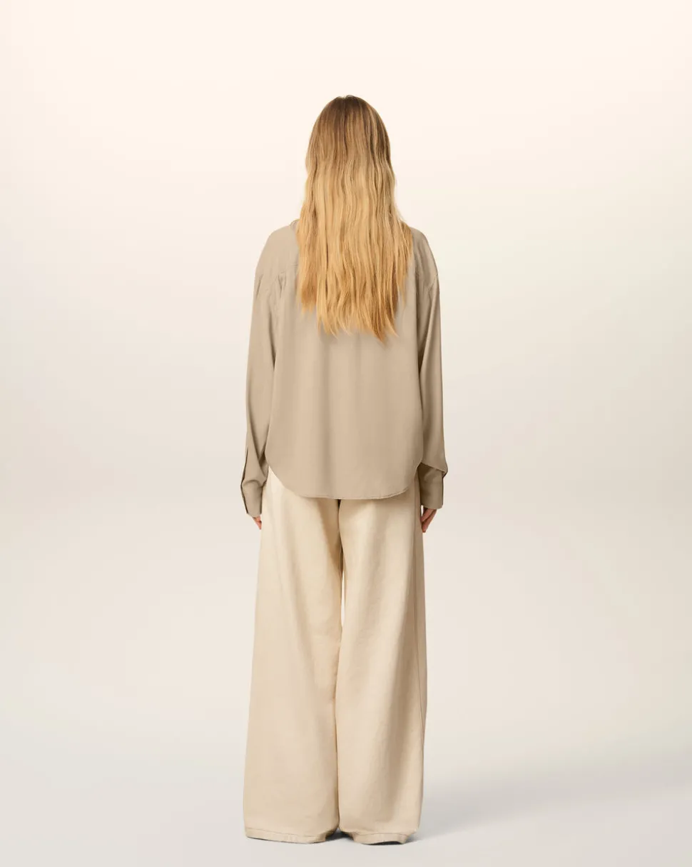 Chemise Beige Boxy Ami