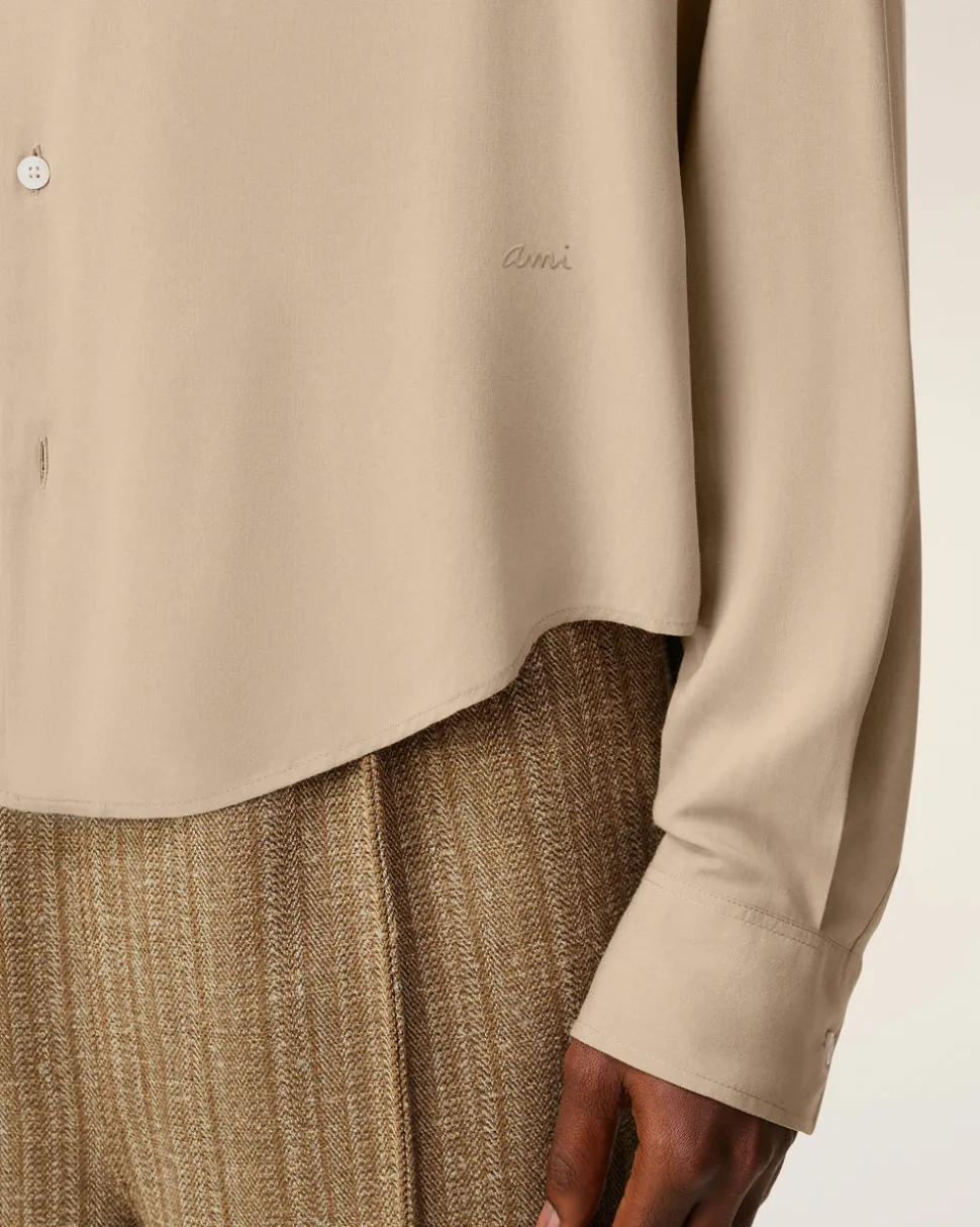 Chemise Beige Boxy Ami
