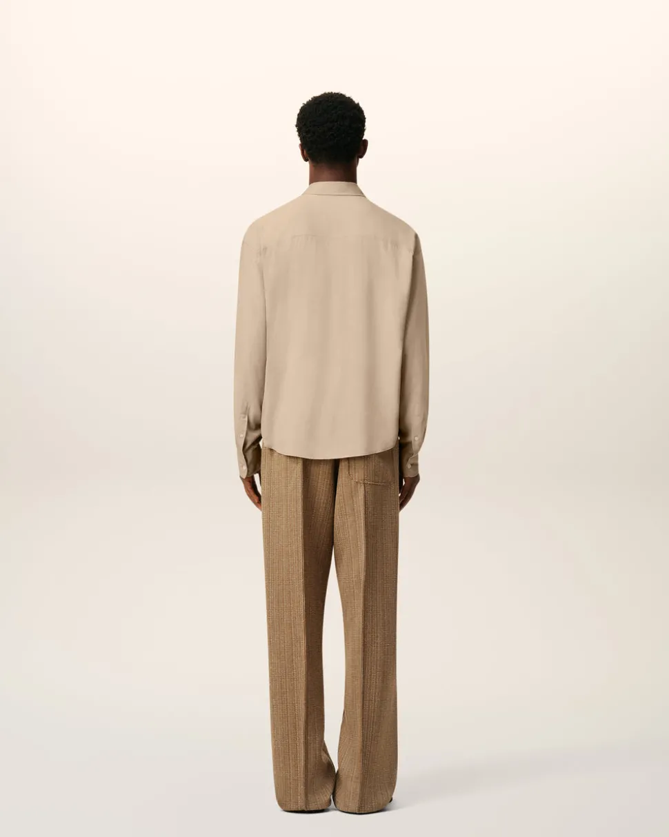 Chemise Beige Boxy Ami