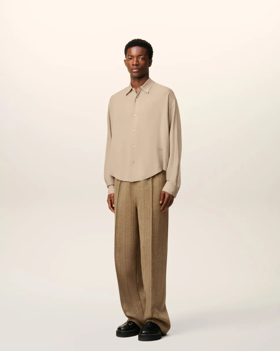 Chemise Beige Boxy Ami