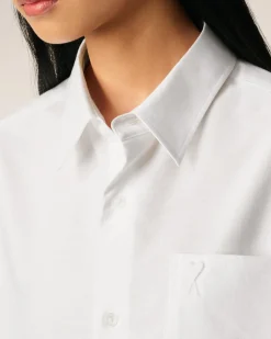 Chemise Blanche Boxy Ami De Coeur En Coton