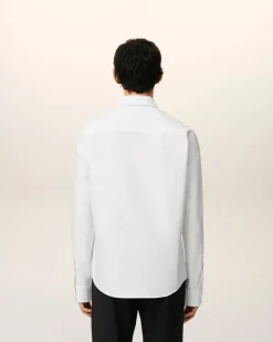 Chemise Blanche Col Boutonné Ami De Coeur En Coton