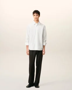 Chemise Blanche Tailor En Popeline De Coton