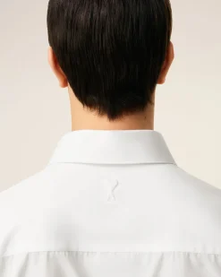 Chemise Blanche Tailor En Popeline De Coton