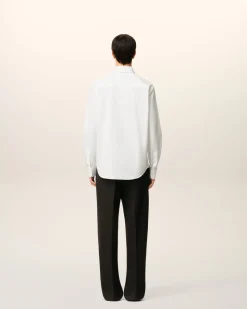 Chemise Blanche Tailor En Popeline De Coton