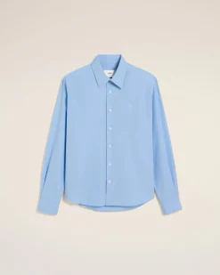 Chemise Classique Bleue Ami de Coeur En Coton