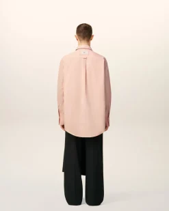 Chemise Rose Oversize En Coton
