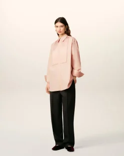 Chemise Rose Oversize En Coton