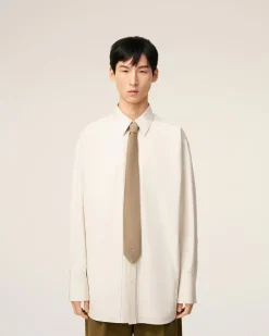 Cravate Marron Ami De Coeur En Soie