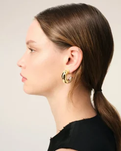 Créoles Dune Or En Laiton