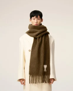 Echarpe Marron Ami De Coeur En Alpaga