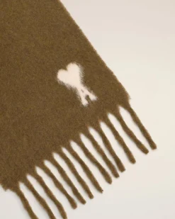 Echarpe Marron Ami De Coeur En Alpaga